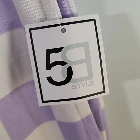 Purple Checkered Men's Shorts - Picture 5 of 8